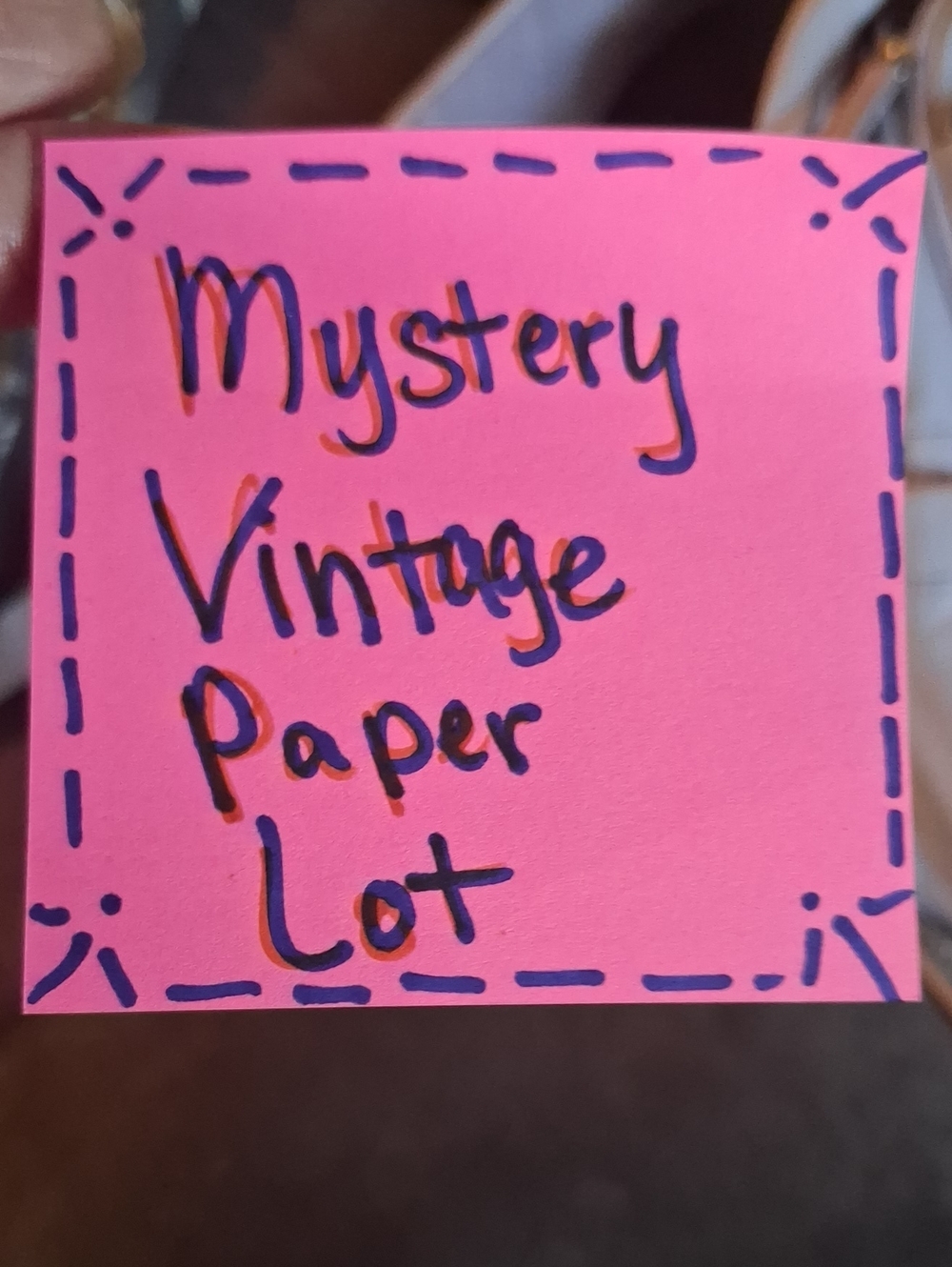 Mystery Vintage Paper Lot